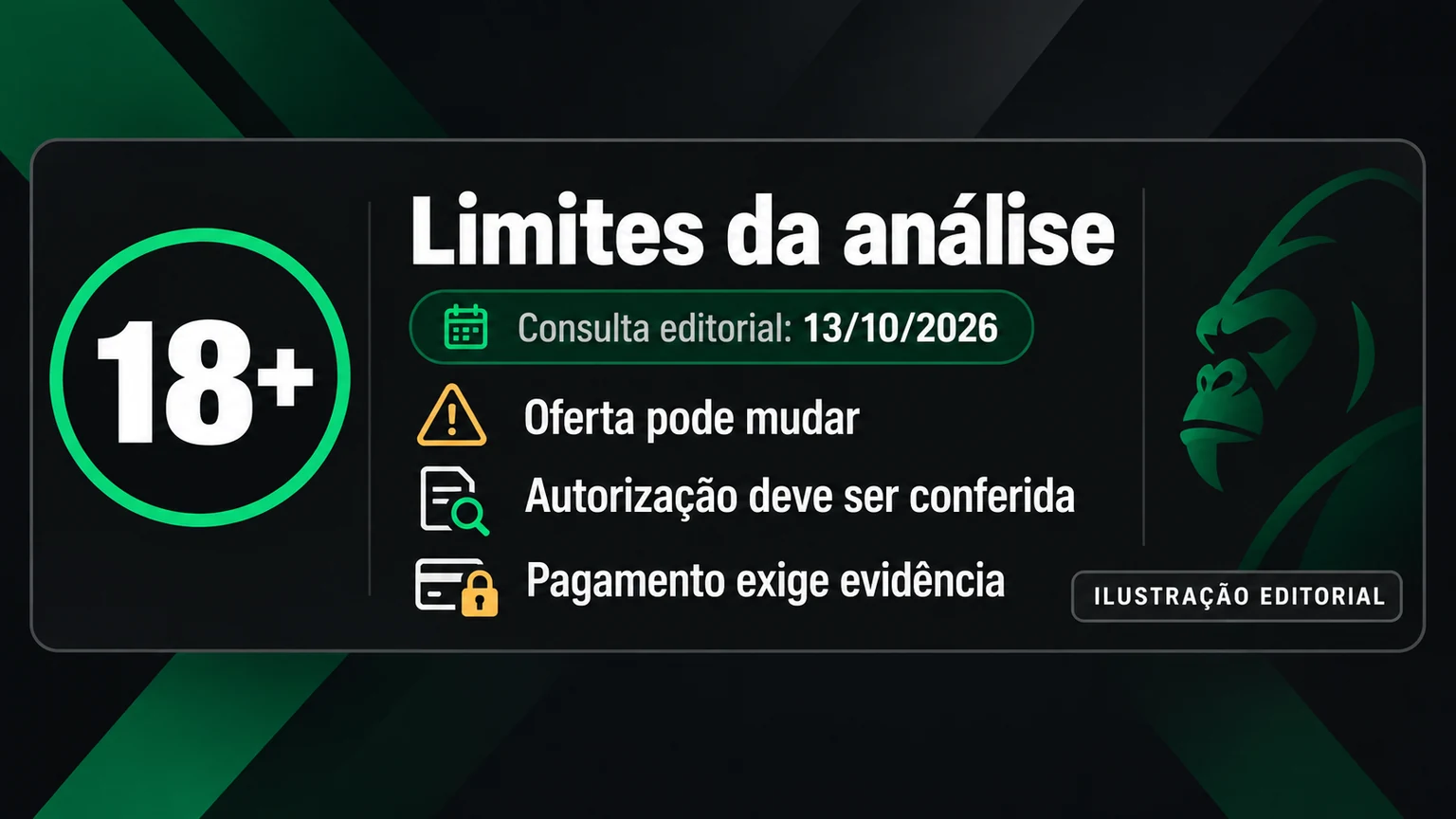 Quadro editorial que separa identidade, status atual e desempenho de pagamento